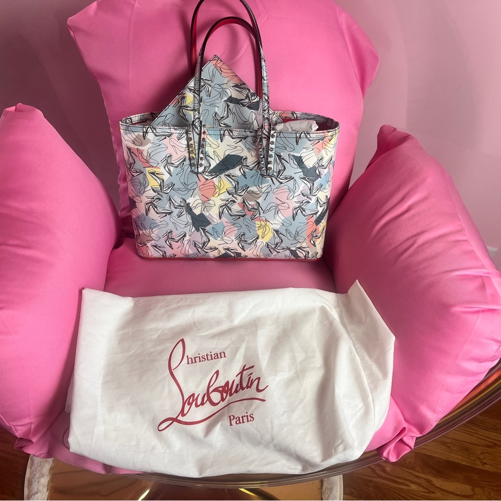 Christian Louboutin Cabata Paris Tote Bag with Pouch bag and Dust bag.